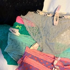 NWT - 8 pairs of Victoria’s Secret Panties (size M)